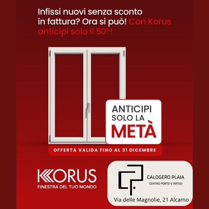 𝐂𝐀𝐑𝐏𝐄 𝐃𝐈𝐄𝐌❗
Vuoi cambiare i tuoi infissi ma lo sconto in
